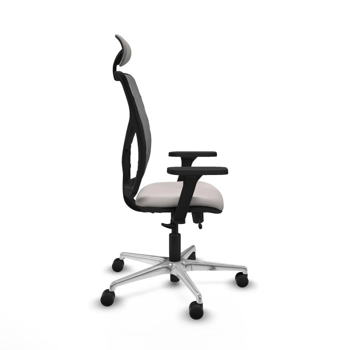 PIQUERAS Y CRESPO Silla de oficina Motilla con mecanismo Sincro/Traslack, Blanco y Gris PIQUERAS Y CRESPO Silla de oficina Motilla con mecanismo Sincro/Traslack, Blanco y Gris