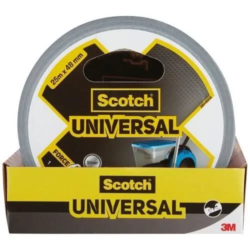 Scotch Cinta Americana Universal Gris Plata 48 mm x 25 m