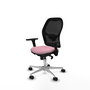 PIQUERAS Y CRESPO Silla de Oficina Jorquera Rosa y Negra