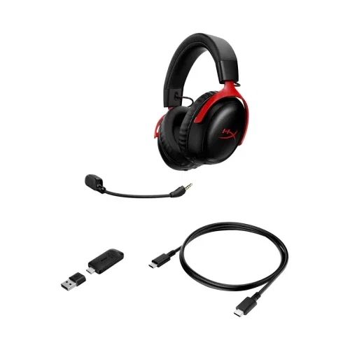HyperX Cloud III S Wireless Negro/Rojo Gaming Headset Sapciail Audio A59Z0AA HyperX Cloud III S Wireless Negro/Rojo Gaming Headset Sapciail Audio A59Z0AA