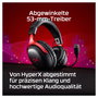 HyperX Cloud III S Wireless Gaming Headset Negro/Rojo - Inalámbrico 2.4GHz, Bluetooth 5.3, 120h Batería, Micrófono Desmontable, Referencia A59Z0AA