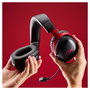 HyperX Cloud III S Wireless Gaming Headset Negro/Rojo - Inalámbrico 2.4GHz, Bluetooth 5.3, 120h Batería, Micrófono Desmontable, Referencia A59Z0AA