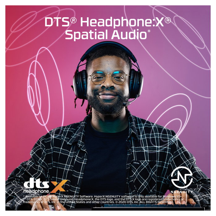 HyperX Cloud III S Wireless Gaming Headset Negro/Rojo - Inalámbrico 2.4GHz, Bluetooth 5.3, 120h Batería, Micrófono Desmontable, Referencia A59Z0AA