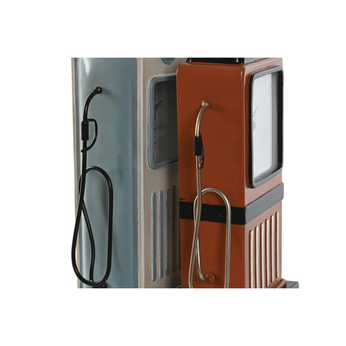 DKD Home Decor Reloj de Sobremesa Metal Gasoliner Surtido de 2 Unidades