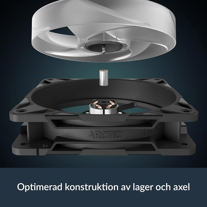 ARCTIC P12 Pro Reverse A-RGB Negro