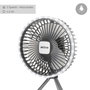 Aktive Ventilador portátil silencioso 3 en 1 con luz y carga USB