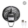 Aktive Ventilador portátil silencioso 3 en 1 con luz y carga USB