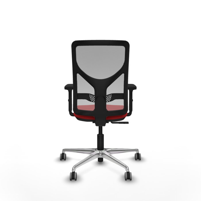 PIQUERAS Y CRESPO Silla de oficina Motilla con Mecanismo Sincro, Rojo y Gris PIQUERAS Y CRESPO Silla de oficina Motilla con Mecanismo Sincro, Rojo y Gris