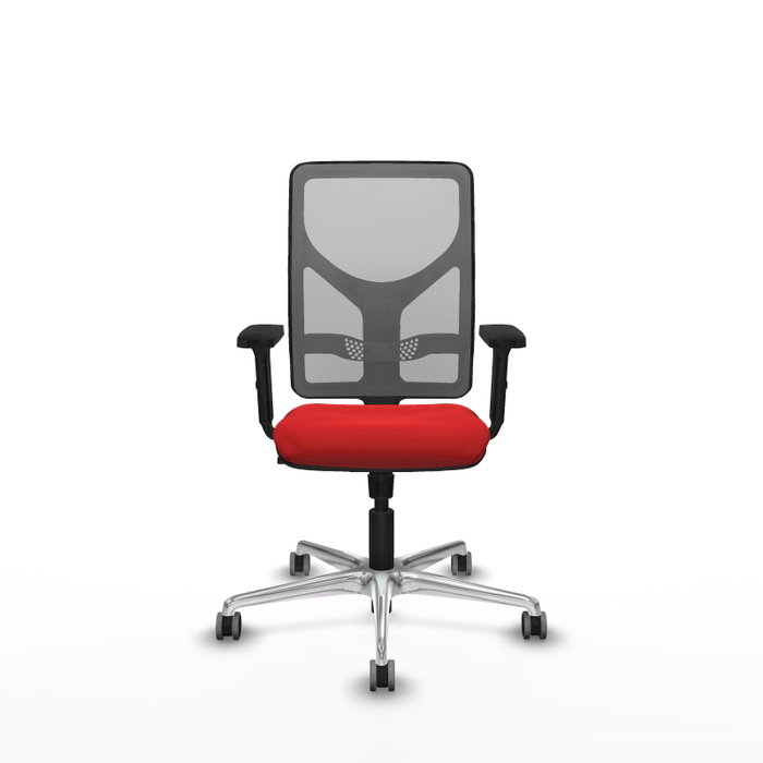 PIQUERAS Y CRESPO Silla de oficina Motilla con Mecanismo Sincro, Rojo y Gris PIQUERAS Y CRESPO Silla de oficina Motilla con Mecanismo Sincro, Rojo y Gris