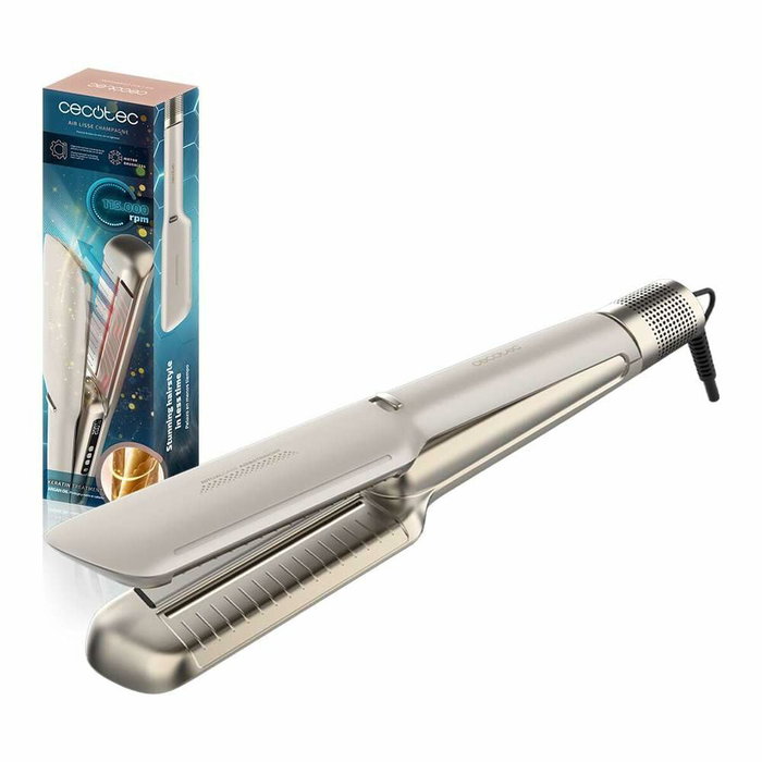 Cecotec Air Lisse Champagne Plancha de pelo Airflow Champán