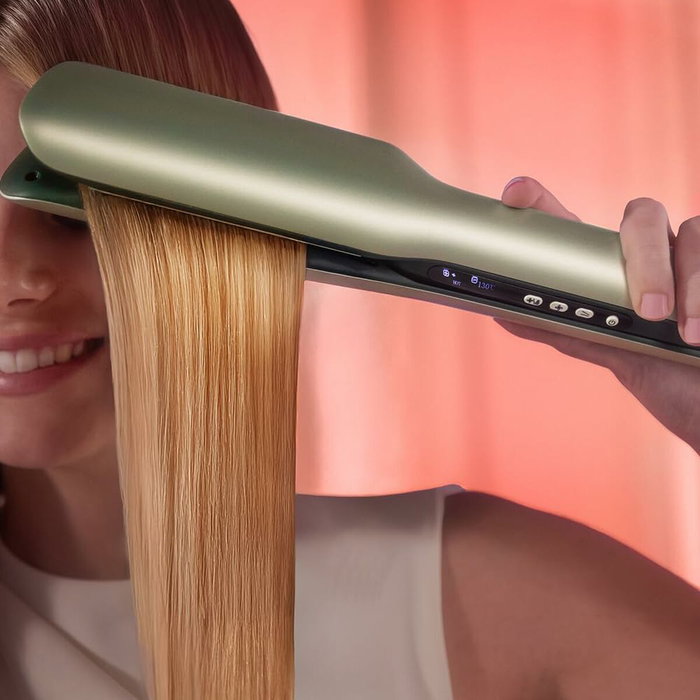 Cecotec Air Lisse Champagne Plancha de pelo Airflow Champán