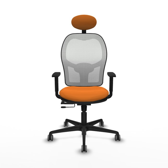 PIQUERAS Y CRESPO Silla de oficina Jorquera Naranja y Blanco PIQUERAS Y CRESPO Silla de oficina Jorquera Naranja y Blanco