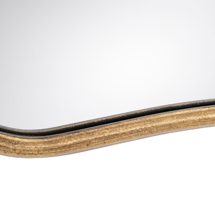 Espejo de pared Dorado Cristal Hierro DMF 77 x 2,5 x 98 cm Espejo de pared Dorado Cristal Hierro DMF 77 x 2,5 x 98 cm