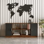Hanah Home Vo15-Ba Conjunto Muebles Oficina Nogal y Antracita Tablero Melamina Mesa Estudio 140cm