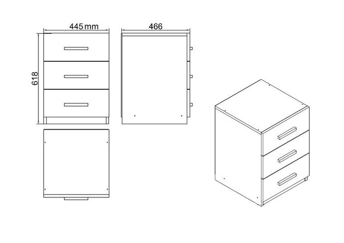 Hanah Home Vo15-Ba Conjunto Muebles Oficina Nogal y Antracita Tablero Melamina Mesa Estudio 140cm
