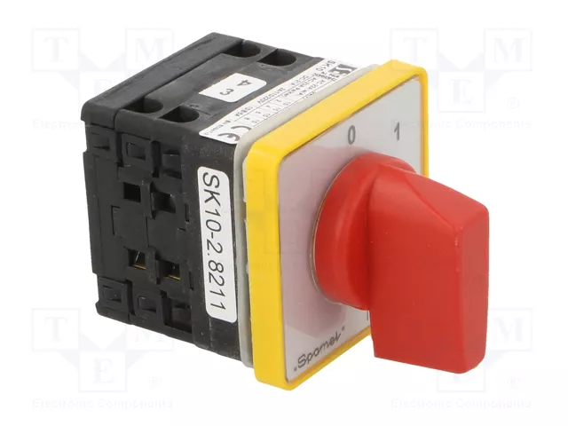 SPAMEL Interruptor de leva 10A 0-1 IP65