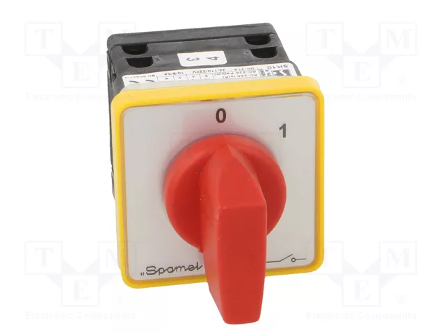 SPAMEL Interruptor de leva 10A 0-1 IP65