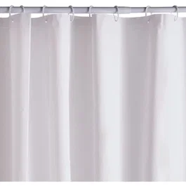 Today Cortina de ducha Waffle TOD3574641275570 Blanca PEVA 180 x 200 cm con 12 ganchos