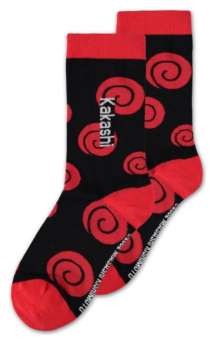Naruto Pack de 3 Pares de Calcetines Sasuke, Kakashi, Itachi 39-42