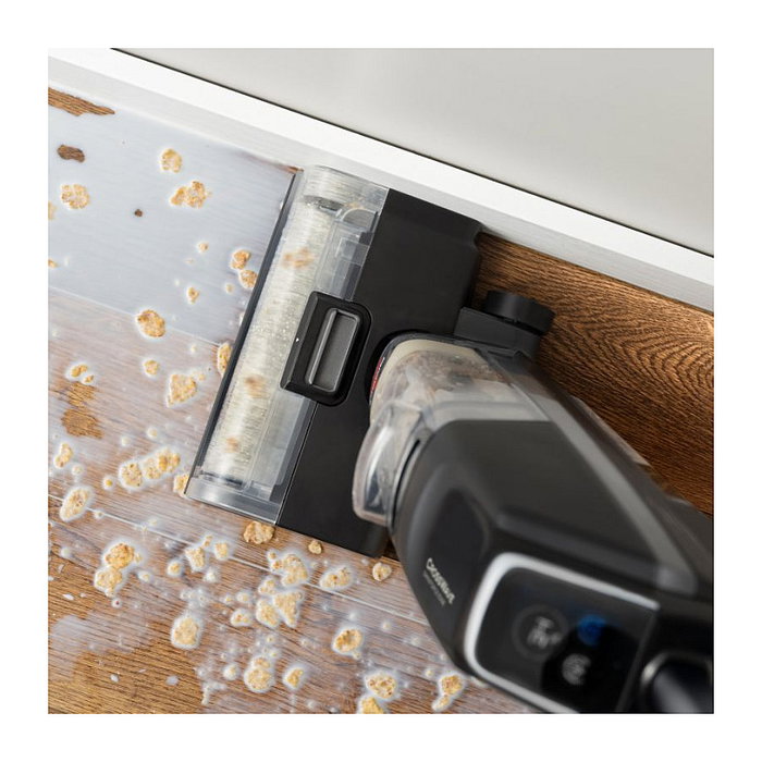 Bissell CrossWave Edge PRO 4000N Fregona Eléctrica, Aspiradora Vertical sin Bolsa, Limpia en Seco y Húmedo Alfombras y Suelos Duros, Color Negro, 0.63L