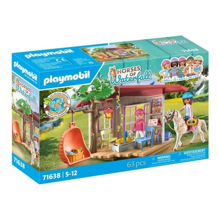 Playmobil Caseta club de equitación Horses of Waterfall 71638 Playmobil Caseta club de equitación Horses of Waterfall 71638