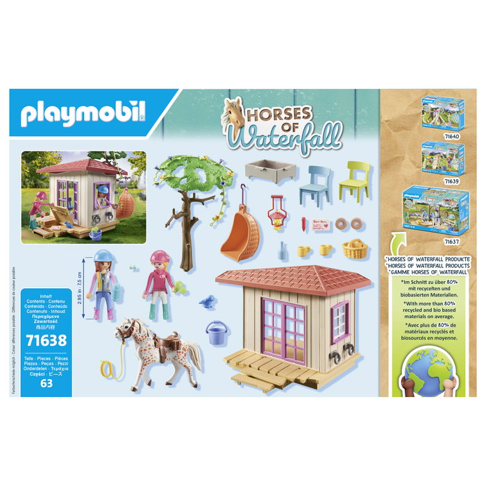 Playmobil Caseta club de equitación Horses of Waterfall 71638 Playmobil Caseta club de equitación Horses of Waterfall 71638
