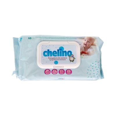 CHELINO Toallitas Infantiles Dermo Sensitive 60Unidades
