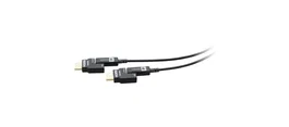 Kramer Electronics CLS-AOCH/60-66 Cable HDMI Óptico Activo 4K@60Hz 18Gbps, Micro HDMI (Tipo D), 20 Metros, Negro, HDCP 2.2, Fibra Óptica