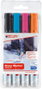 EDDING Marcadores 95 para Cristal Multicolor (4 unidades)