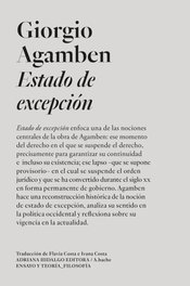 ESTADO DE EXCEPCIÓN, Giorgio Agamben - ADRIANA HIDALGO, EDITORIAL