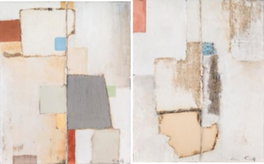 DKD Home Decor Cuadro Lienzo Pino 80x3,7x100 Abstracto (Surtido de 2 unidades)
