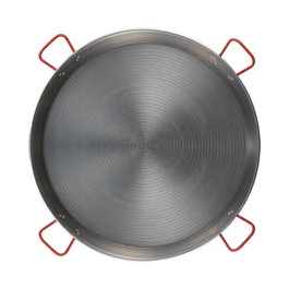 Paelleras El Cid Paellera Valenciana de Hierro Esmaltado con 4 Asas, Diámetro 115 cm