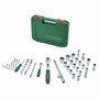 Bosch Juego de trinquete de 57 piezas 1/4 + 1/2