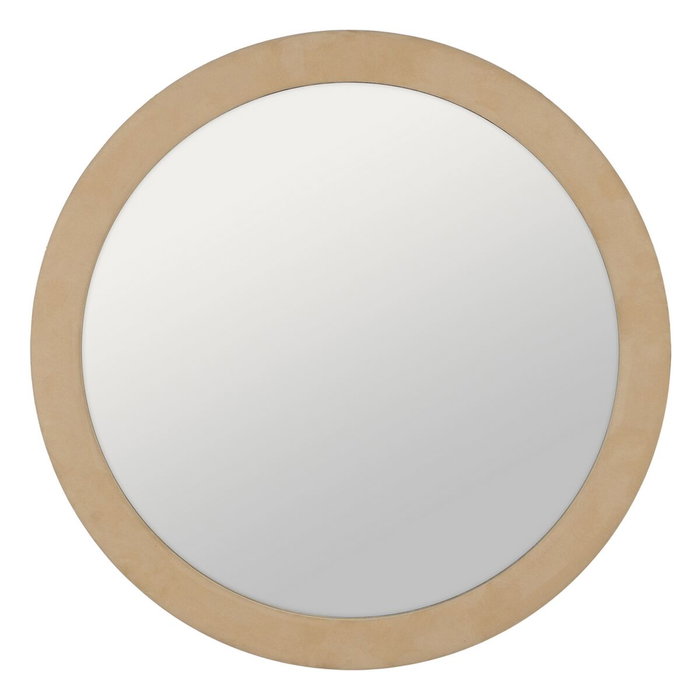 Ixia Espejo Redondo Beige MDF-Tejido 120 x 4 x 120 cm Ixia Espejo Redondo Beige MDF-Tejido 120 x 4 x 120 cm