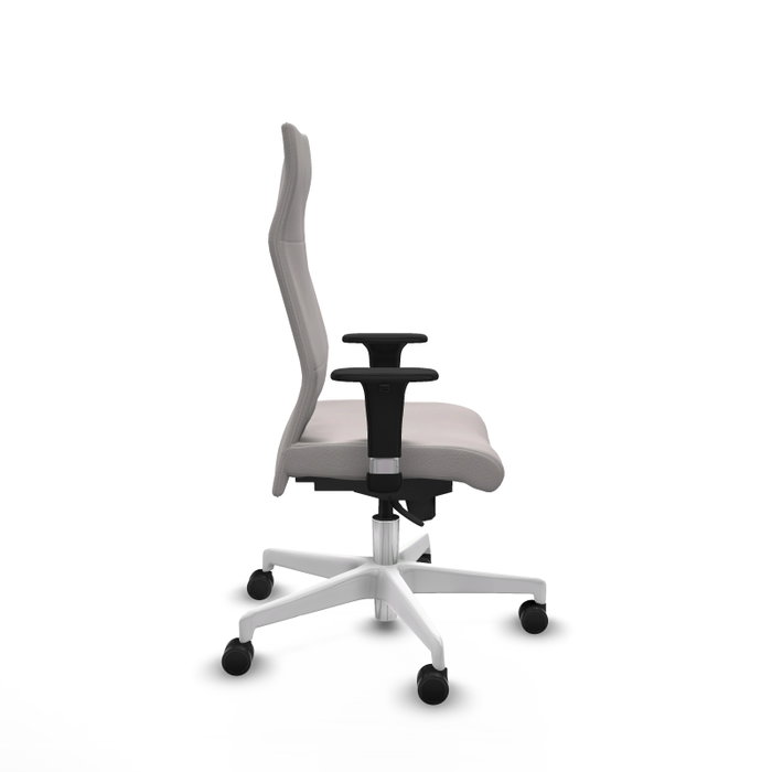 PIQUERAS Y CRESPO Sillón Albacete Blanco con Mecanismo Sincro y Similpiel PIQUERAS Y CRESPO Sillón Albacete Blanco con Mecanismo Sincro y Similpiel