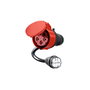 go-eCharger Adaptador go-e CH-04-30 para Gemini flex 11 kW, CEE rot Drehstrom 16A a toma doméstica, Negro/Rojo, 30cm