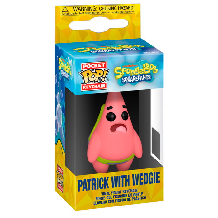 FUNKO Llavero Pocket POP! Patrick with Wedgie de Bob Esponja SquarePants