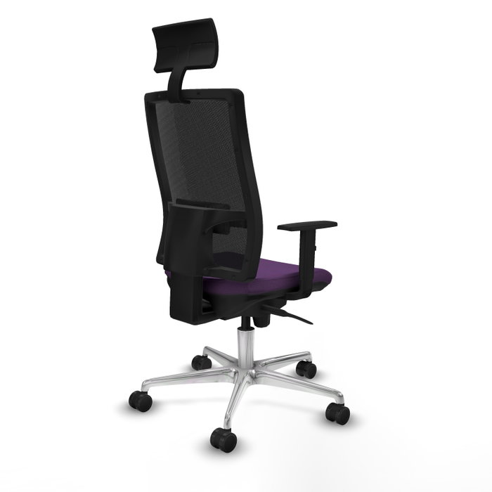 PIQUERAS Y CRESPO Silla de oficina Horna con mecanismo Sincro, Morado y Negro PIQUERAS Y CRESPO Silla de oficina Horna con mecanismo Sincro, Morado y Negro