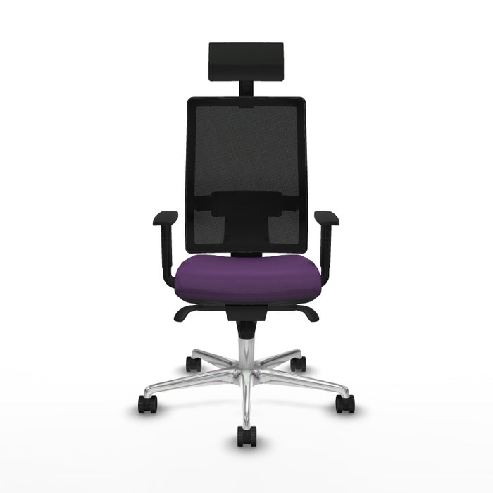 PIQUERAS Y CRESPO Silla de oficina Horna con mecanismo Sincro, Morado y Negro PIQUERAS Y CRESPO Silla de oficina Horna con mecanismo Sincro, Morado y Negro