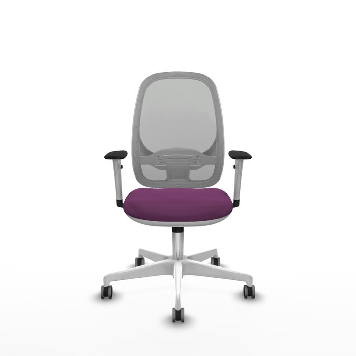PIQUERAS Y CRESPO Silla de oficina Cilanco Morada y Gris