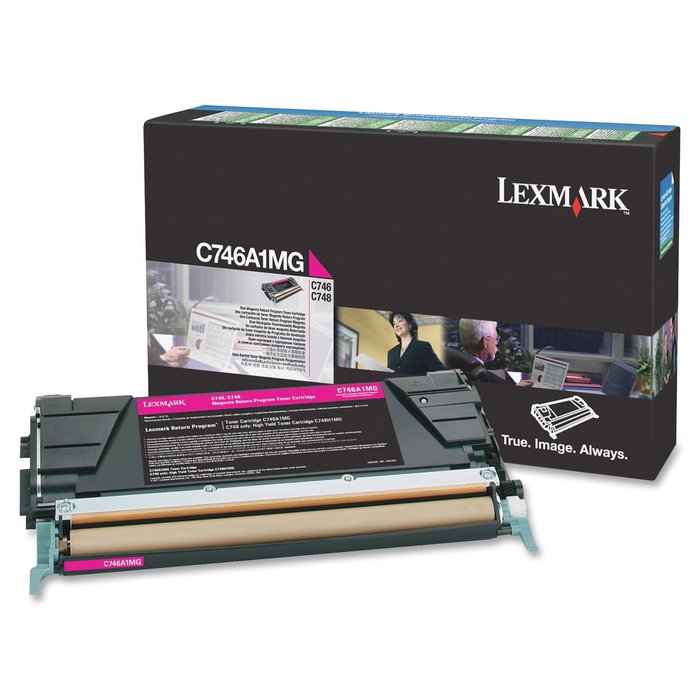 Lexmark C746A1MG Cartucho de Tóner Magenta Original