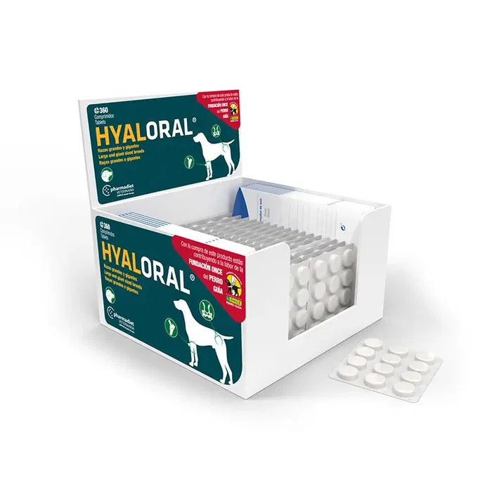 Pharmadiet Hyaloral Razas Grandes y Gigantes 360 Comprimidos