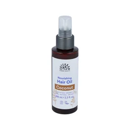 URTEKRAM Aceite de Coco para Cabello 100ml - Aceite Capilar Nutritivo con Almendras, Jojoba y Brócoli - Brillante - Ecológico - Vegano