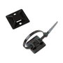 Lapafil Soporte adhesivo para brida, negro, 100 uds