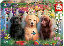 EDUCA BORRAS Puzzle 100 Piezas Perritos