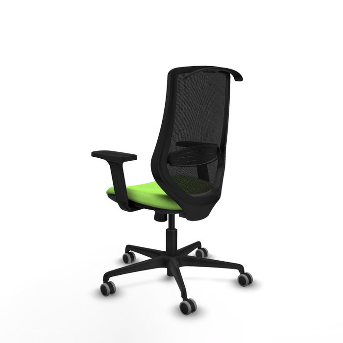 PIQUERAS Y CRESPO Silla de oficina Mardos con mecanismo Sincro, Tela Pistacho y Malla Negra PIQUERAS Y CRESPO Silla de oficina Mardos con mecanismo Sincro, Tela Pistacho y Malla Negra