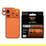 PanzerGlass Protector de Cámara Fender Cosmic Orange para iPhone 17 Pro, Resistente a Golpes y Rayones, Aplicación en Seco y Sin Burbujas, Kit de Limpieza Incluido