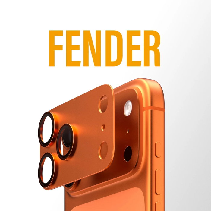 PanzerGlass Protector de Cámara Fender Cosmic Orange para iPhone 17 Pro PanzerGlass Protector de Cámara Fender Cosmic Orange para iPhone 17 Pro