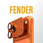 PanzerGlass Protector de Cámara Fender Cosmic Orange para iPhone 17 Pro