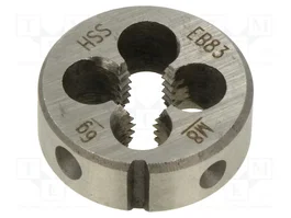 GSR Troquel de roscado métrico M8, paso 1,25